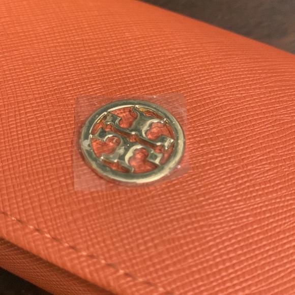 Tory Burch Orange Glasses Case NEW - Picture 8 of 8